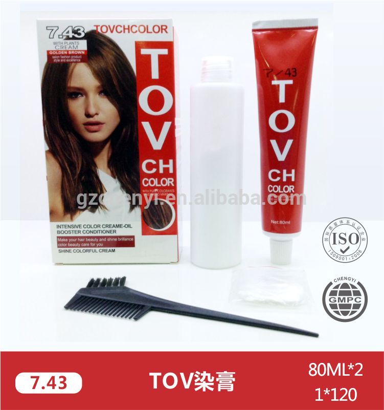 Quality assurance low ammonia hair dye cream